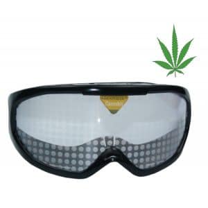 Goggles simulating the effect of cannabis and opiates