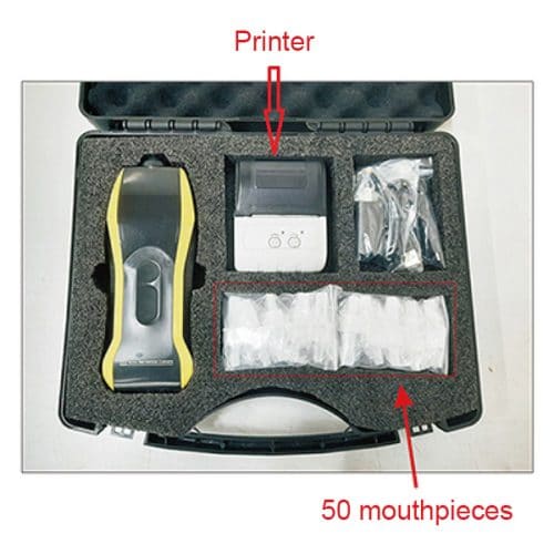 Cobra 600 Breathalyzer with wireless printer