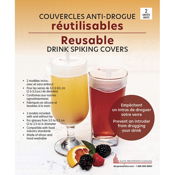 Reusable Drink Spiking Covers (9)
