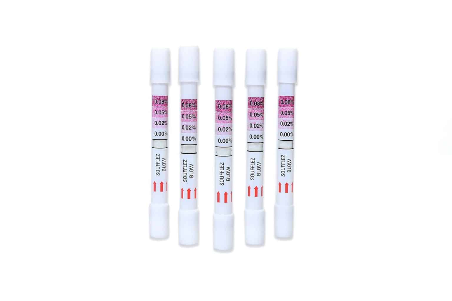 Alcograd SingleUse Breathalyzer Box of 30 Units. Alco Prévention