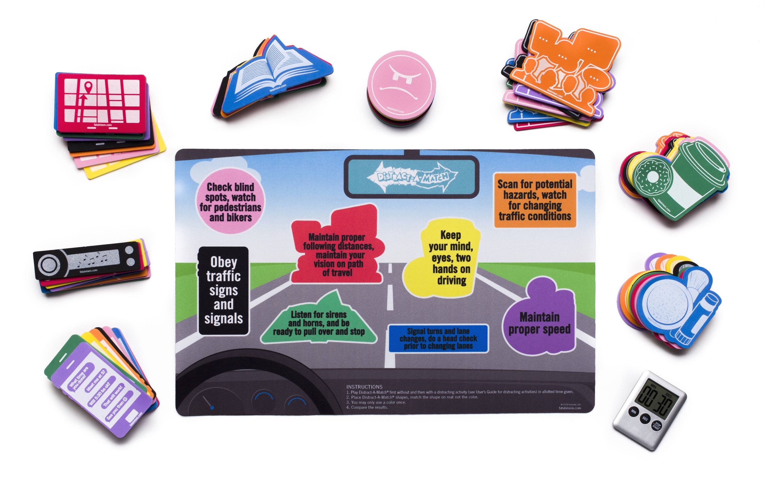 Fatal Vision - Kit d'événement pour somnolence et distraction 6 FV-Drowsy-Distracted-Program-Kit