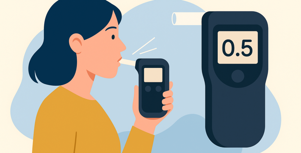 difference between a breathalyzer and an alcohol test