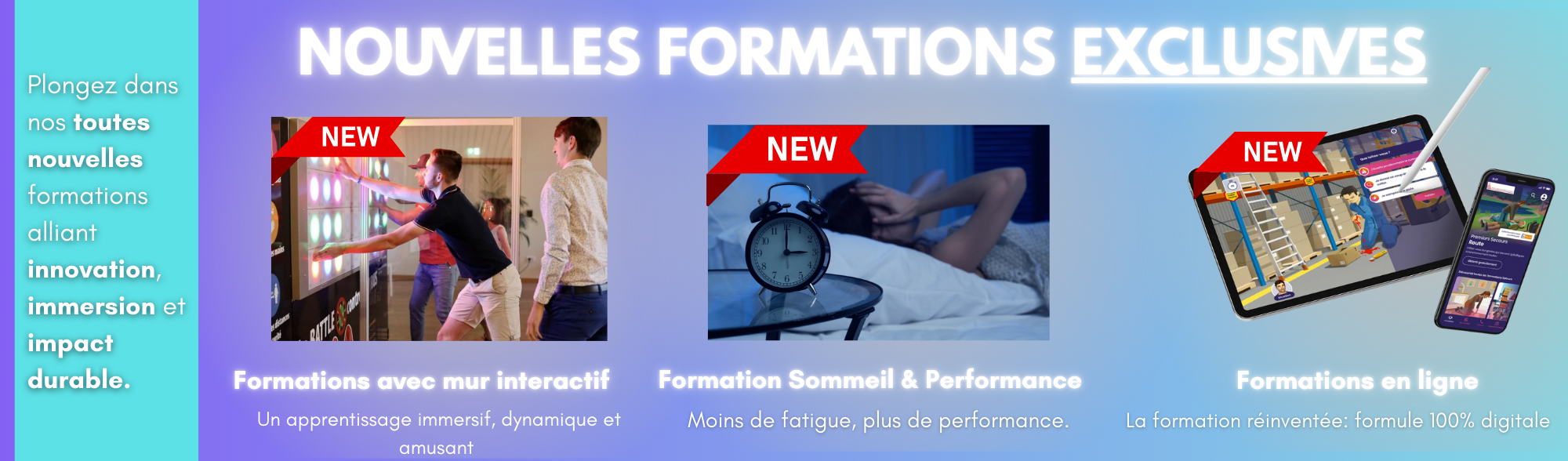 Nouvelles formations
